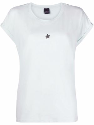 Lorena Antoniazzi star-patch short-sleeve T-shirt - Green