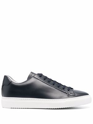 Doucal's lace-up low-top sneakers - Blue