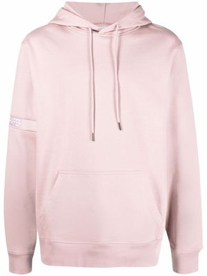 Daily Paper Captain embroidered-logo hoodie - Pink