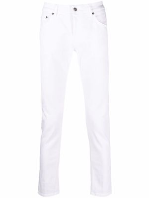 DONDUP bleached straight-leg jeans - White
