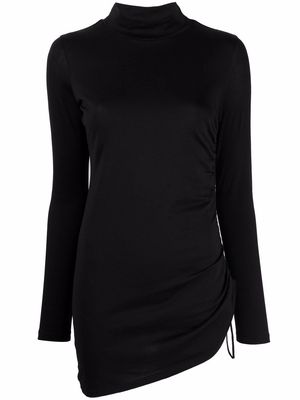 Theory gathered-detail top - Black