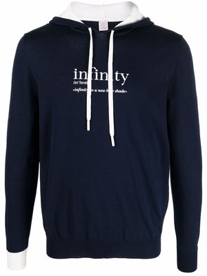 Eleventy infinity description hoodie - Blue