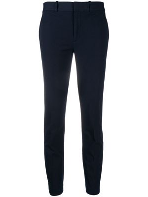 Polo Ralph Lauren mid-rise cropped slim-fit trousers - Blue