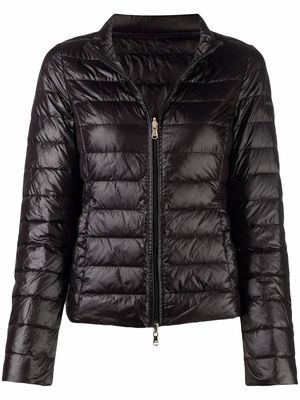 Patrizia Pepe zipped padded jacket - Black