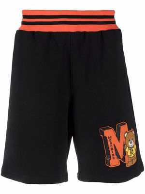 Moschino Teddy Bear motif shorts - Black