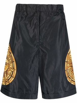 Versace Jeans Couture Sun print swimming trunks - Black