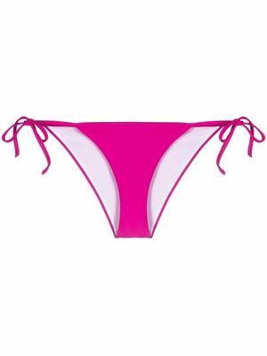 Dsquared2 Icon-print side-tie bikini bottoms - Pink