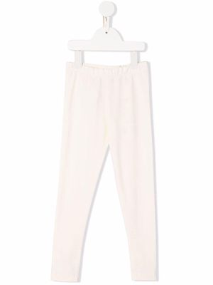 Off-White Kids high-rise fitted trousers - Neutrals
