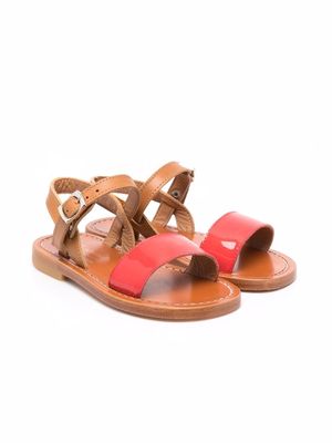 Bonpoint ankle-strap sandals - Red