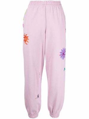 MCQ patchwork tracksuit bottoms - Pink
