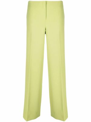 Blumarine flared tailored trousers - Green