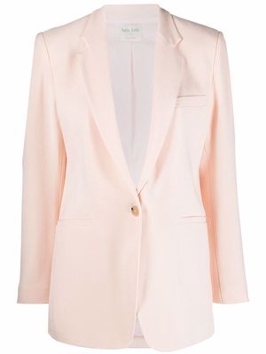 Forte Forte single-breasted button blazer - Pink