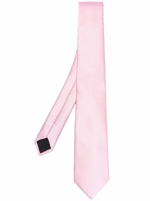 LANVIN dotted silk tie - Pink