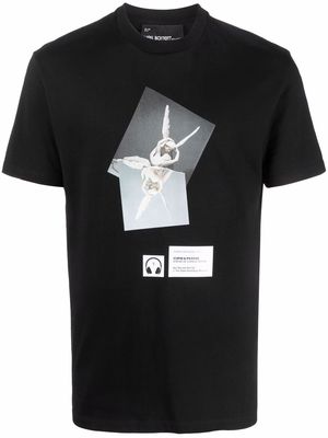 Neil Barrett graphic-print cotton T-shirt - Black