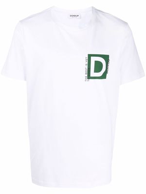 DONDUP chest logo-print T-shirt - White