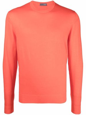 Drumohr crew-neck knit jumper - Orange