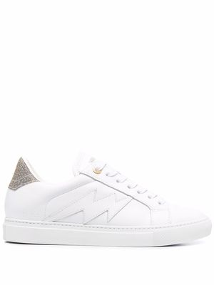 Zadig&Voltaire logo low-top sneakers - White
