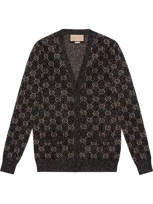 Gucci GG intarsia-knit cardigan - Black