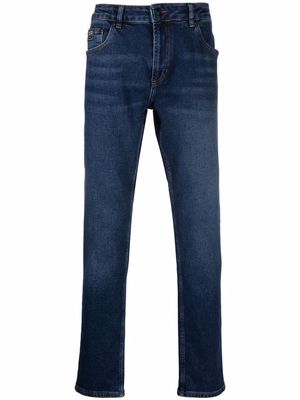 Versace Jeans Couture straight-leg cotton-blend jeans - Blue