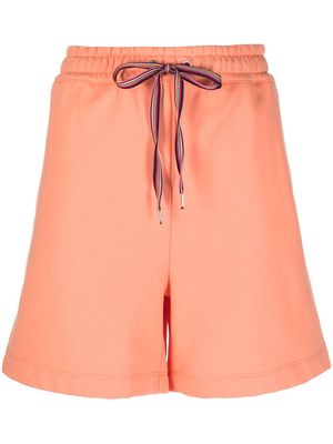 PS Paul Smith Zebra-patch cotton shorts - Orange