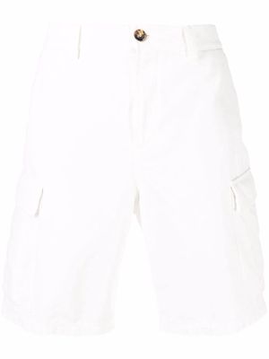 Brunello Cucinelli mid-rise cargo shorts - White