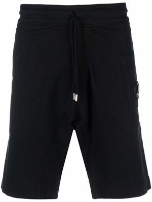 C.P. Company lens-detail bermuda shorts - Black