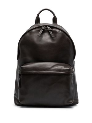 Officine Creative multiple pocket leather backpack - Brown