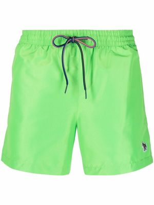 PAUL SMITH recycled polyester swim shorts - Green
