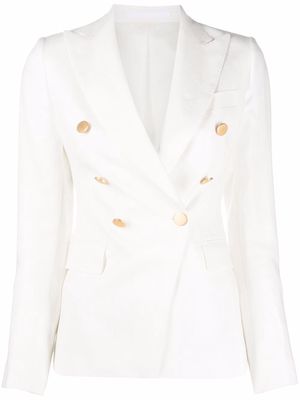 Tagliatore double-breasted tailored blazer - White