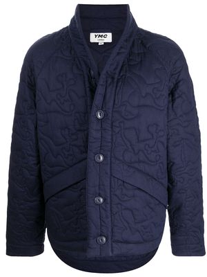 YMC Erkin quilted jacket - Blue