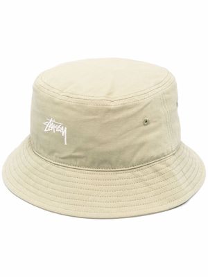Stussy canvas bucket hat - Green