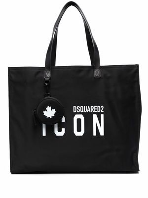 Dsquared2 Icon-print tote bag - Black