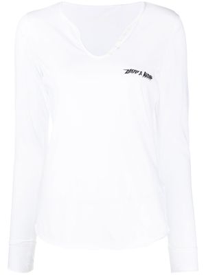 Zadig&Voltaire graphic-print cotton T-shirt - White