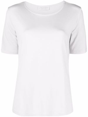 Le Tricot Perugia scoop neck T-shirt - Grey