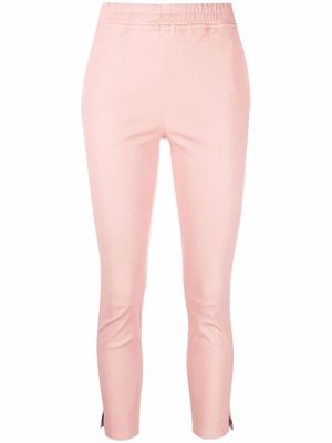 Arma Provence leather chino leggings - Pink