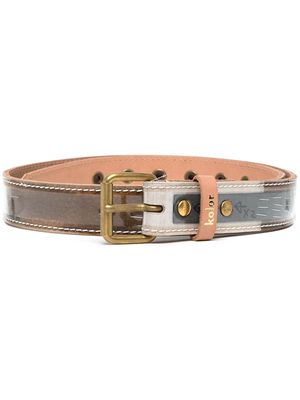 Kolor embellished buckle belt - Grey