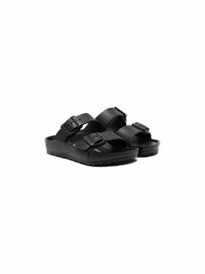 Birkenstock Kids buckle-fastened sandals - Black