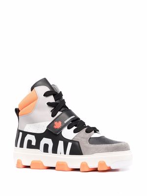 Dsquared2 multi-panel lace-up sneakers - Green