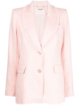ZIMMERMANN single-breasted tailored blazer - Pink