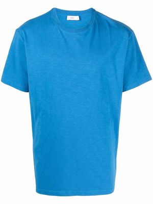 Closed crewneck shortsleeved T-shirt - Blue