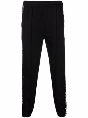Givenchy 4G-trim tapered track trousers - Black