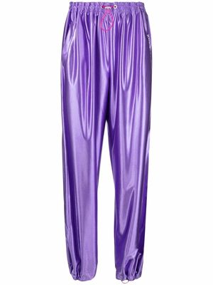 Khrisjoy wide-leg track pants - Purple