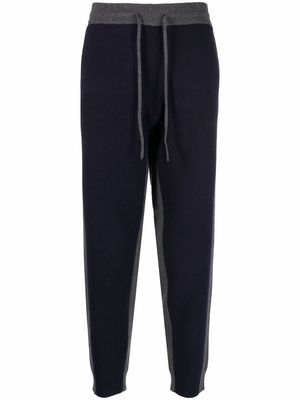 Theory two-tone track pants - Blue