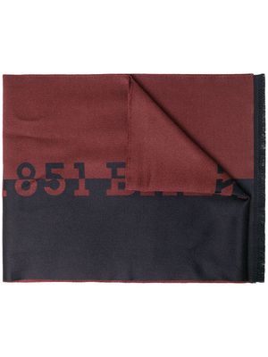 Bally 1851 woven scarf - Red