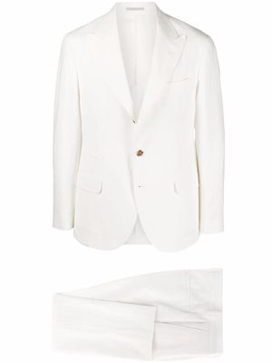 Brunello Cucinelli single-breasted suit - White