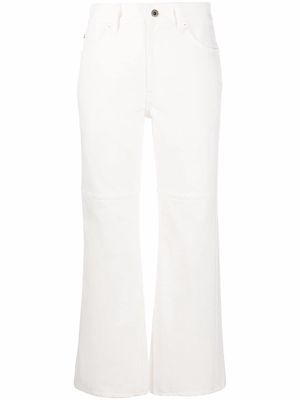 Jil Sander cropped straight-leg jeans - White