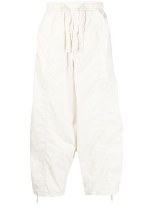 FIVE CM drawstring loose-fit trousers - White