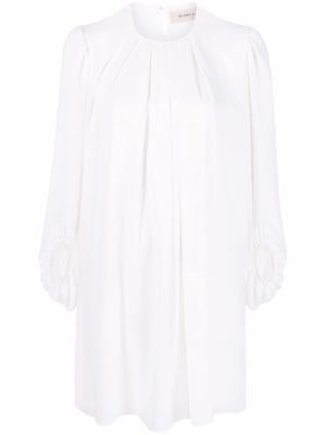 Blanca Vita gathered-detail shift dress - White