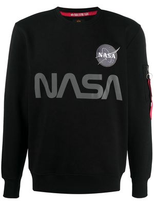 Alpha Industries NASA reflective sweatshirt - Black