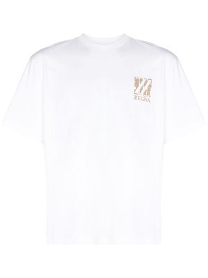 Z Zegna chest logo T-shirt - White